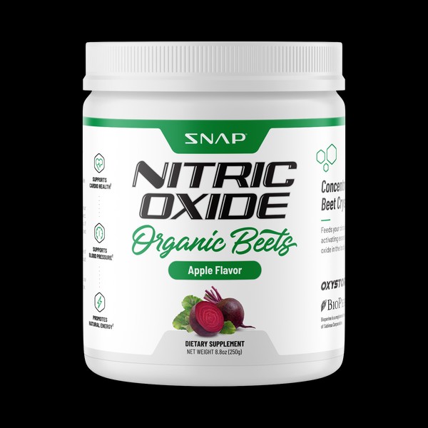 Apple Organic Beet Root Powder Flavored Nitric Oxide, 30 Servings - 8.8oz Jar