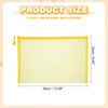 PATIKIL A4 Mesh Zipper Pouch Bags, 5 PCS Mesh Bags