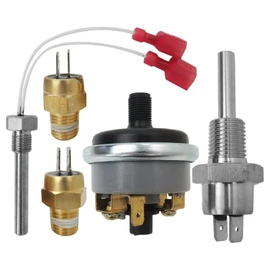 HaeKap Stack Flue Sensor & Thermistor & High Limit Switch #42002-0024S 42001-0053S 42001-0063S Fit for Pentair MasterTemp Sta-Rite Max-E-Therm SR200 SR333 SR400, 42001-0064S, HMXHLI2932, HAXHLI1930