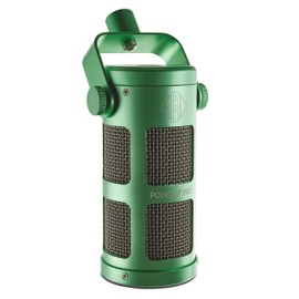 Sontronics Podcast Professional Dynamic Mic for Podcast, Broadcast, Streaming, Gaming & VC - XLR Connection, No Phantom Power Required - Lifetime Microphone Warranty - Designed & Built in UK (Green)