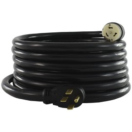 Conntek 1450SS2-25 50 Amp Temp Power Generator Cord, 25-Feet, Black