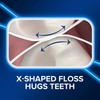 DenTek Cross Flosser Floss Picks, X-Shaped Floss Hugs Teeth, 75