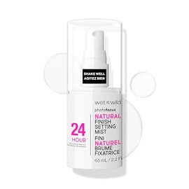 wet n wild Niebla de ajuste de enfoque fotográfico, uso las 24 horas, ligera y nutritiva con provitamina B5 y E, adecuada para todo tipo de piel, libr