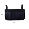 Wheelchair Bag with Pockets Reflective Strips Armrest Side Bag for
