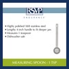 RSVP International Endurance Kitchen Collection Open Stock Measuring Spoon, Stainless