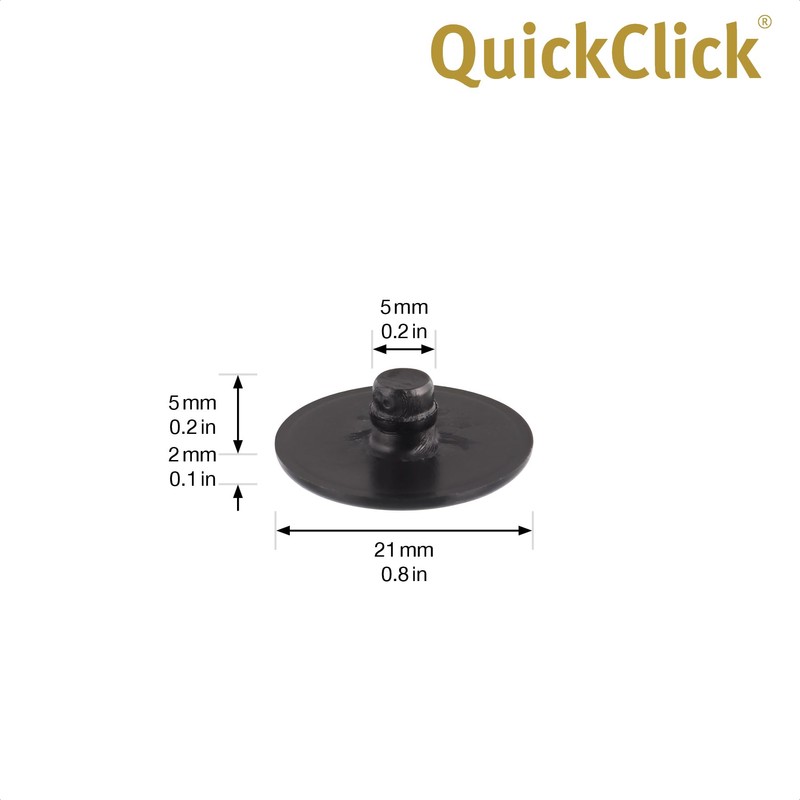 Wagner QuickClick® Plastic Gliders, Furniture Glides, Chair Glides, Set of