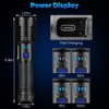 2 Pack Rechargeable Flashlights 90000 High Lumens, Super Bright Flash