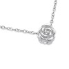 Rose Necklace 925 Sterling Silver 45cm
