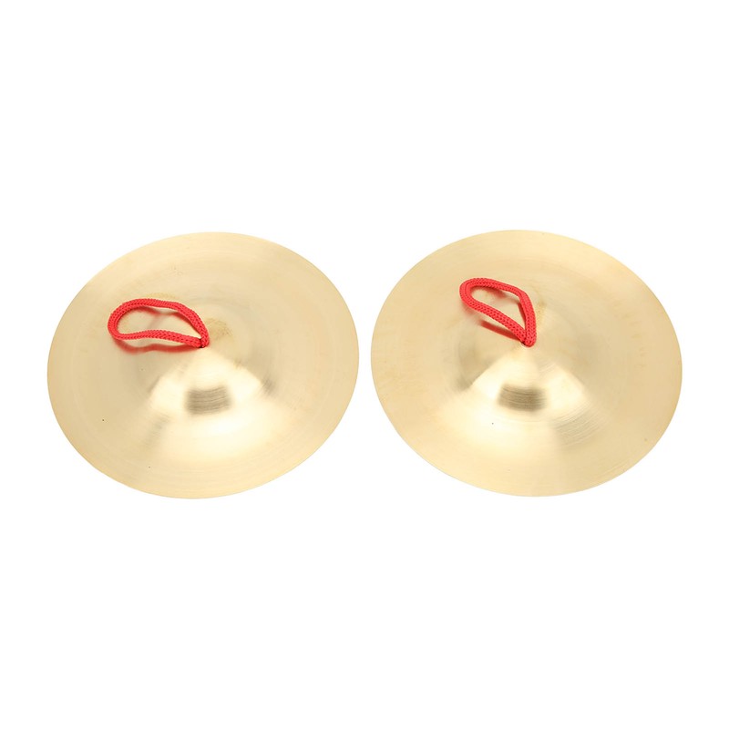 Crash Cymbal Brass Percussion Instrument Pair Teaching Tool Toy for