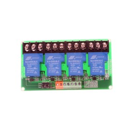 NOYITO 30A 4 Channel Relay Module High Low Level Trigger with Optocoupler Isolation Load DC 30V AC 250V 30A for PLC Automation Equipment Control, Industrial Control (4-Channel 12V)