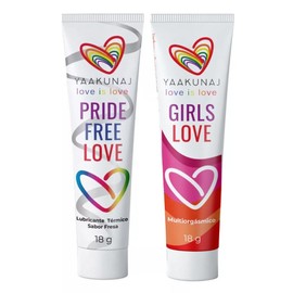 Multiorgasmico + Lubricante Yaakunaj Pride Sabro Fresa18g C/U