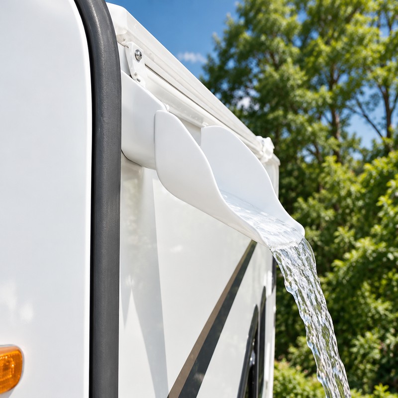 RV Gutter Spout Extenders for Roof Runoff – Direct Water