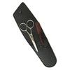 minkissy 2 Sets Professional Beard Shears Scissors Comb Kit Storage