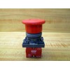 E-Stop Push Button, Non-Ill, 22Mm, 1Nc, Red