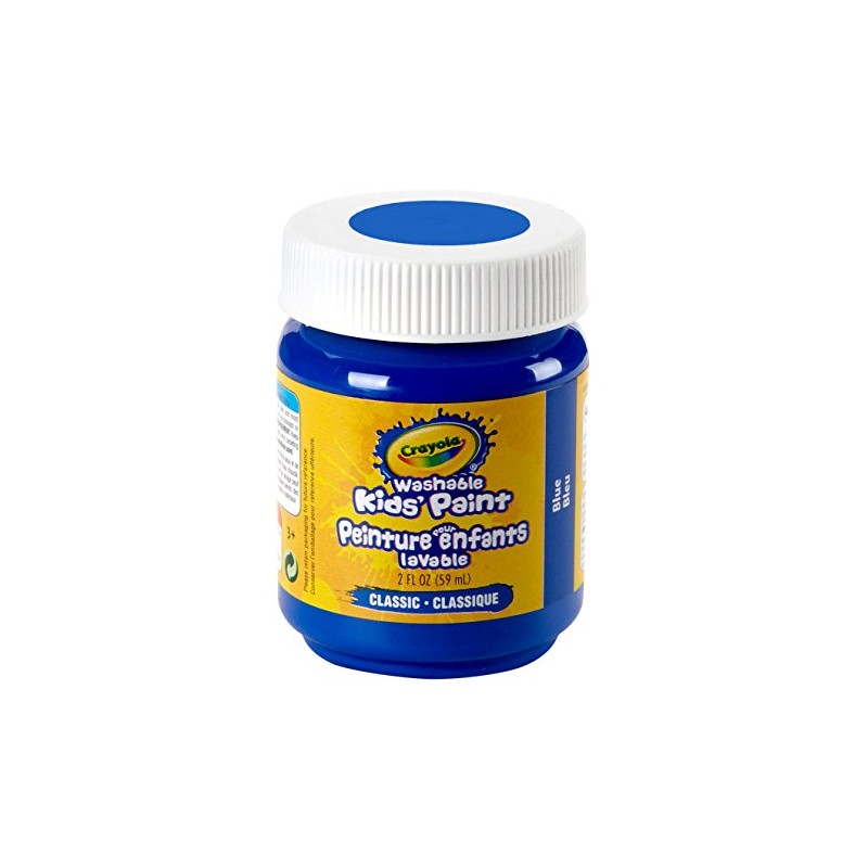 Crayola Washable Kids Paint, 2 oz, Blue