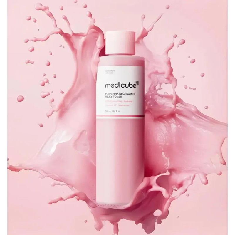 Tónico Lechoso De Niacinamida Rosa Medicube Pdrn - 150ml