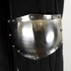 MEDIEVAL CRAFT Elbow Armor Set/Couters LARP Reenactment Silver, Medium