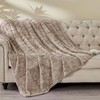 FY FIBER HOUSE Throw Blankets with Heart Checkered,Soft Warm Blankets