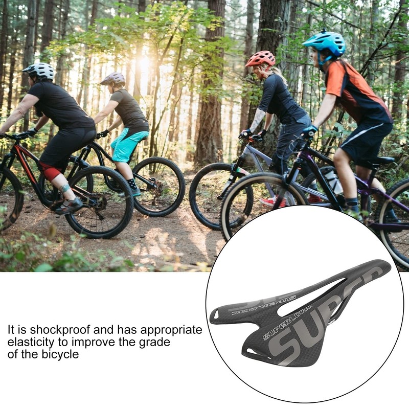 Full Carbon Fiber Saddle, High Strength Shockproof Carbon Fiber Road