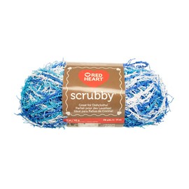 Red Heart Scrubby Yarn – Polyester Specialty Yarn – Waves