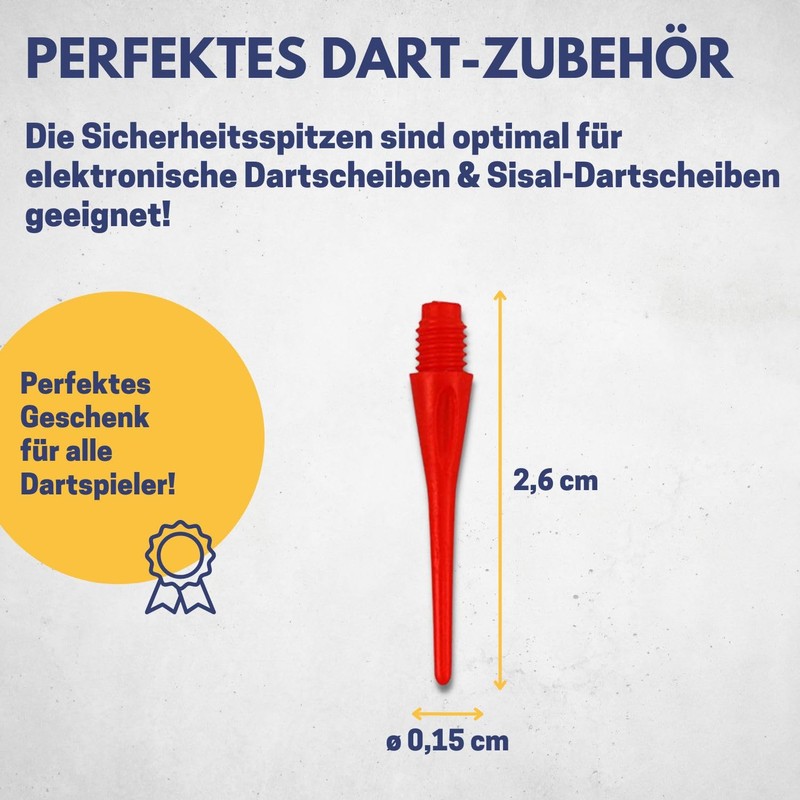 Best Sporting Dart Plastic Nylon Tips for Darts Pack of