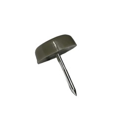 Nail On Furniture Glides/Flat Head/Chair Foot Glides in Gray Pack of 20/ Choose Your Size! (3/4”,1/2”,5/8”,7/8”) by E.H.C. (7/8" Diameter)