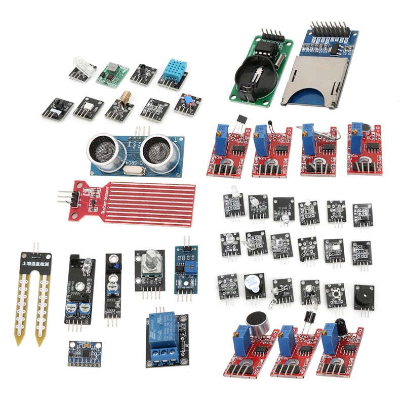 45pcs set Sensor Modules Starter Kit Professional DIY's Updated Development
