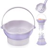 senbowe 3 in 1 Makeup Brush Cleaner Mat, Silicone Makeup