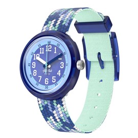 Swatch Frick Flack BRAID IN BLUE FPNP169 Boys Watch, blue