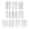 Pegatinas para Cejas, 10 Unidades Tatuaje Temporal para Cejas Resistente