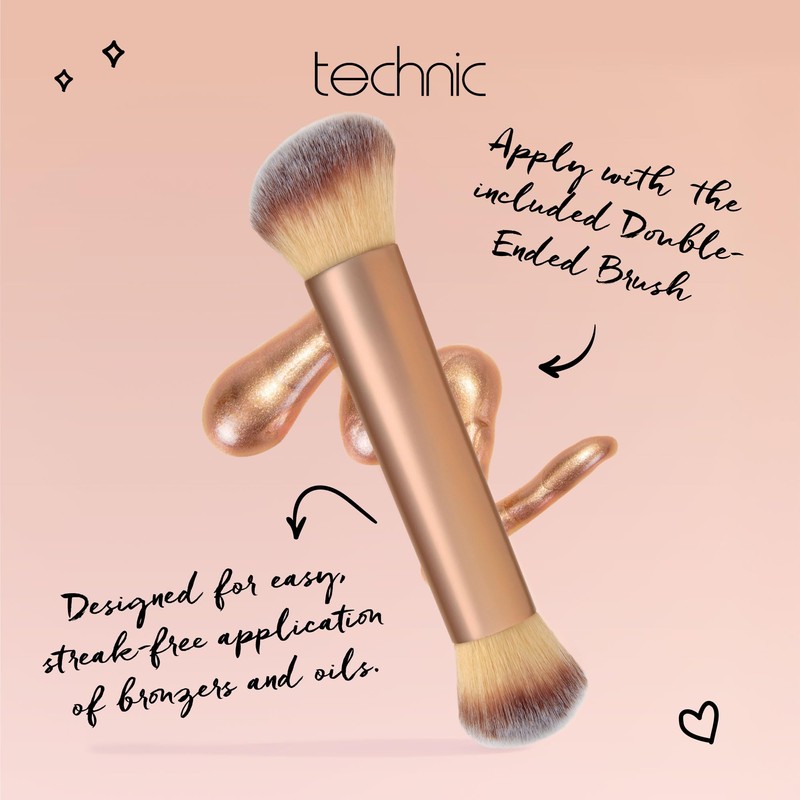 Technic Bronzed Beauty 3-Piece Set – Bronzing Drops, Body Glow