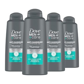 Dove Men+Care 2 in 1 Shampoo and Conditioner Dandruff Defense 20.4 oz 4 Count