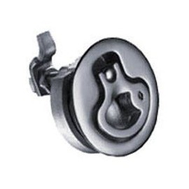 Southco M1-20-81-58 Compression Latch, Medium Size, Key Locking, 2-12mm (.075 - 475 in) Door Thickness, 21-28mm or 63-76mm (.83-1.10 in or 2.48-3.00 in) Grip, 316 SS, Electropolished