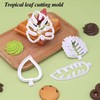 1 Set of Tropical Leaf Molds, 1 Set of Cloud