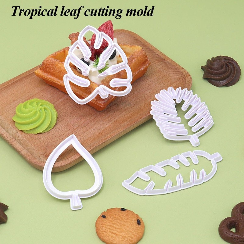 1 Set of Tropical Leaf Molds, 1 Set of Cloud