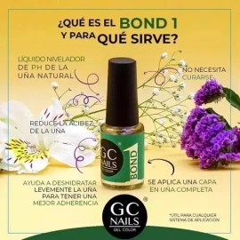 Kit Uñas Gel Bond 1, Bond 2, Top Y Aceite, Basicos, Gc Nails                                                                                          
