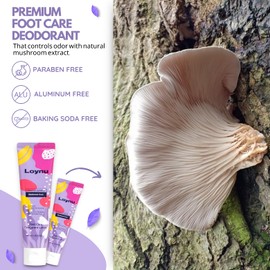 LOYNU Natural Foot Deodorant Women & Men, Foot Deodorant for Sweaty Feet, Foot Lotion for Odor, Foot Deodorant for Stinky Feet, Foot care, Foot Cream, Aluminum Free Deodorant for Foot,1.76 Oz x 2Pcs