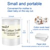 Baby Cotton Swabs, Paper Sticks Cotton Buds for Baby Ear