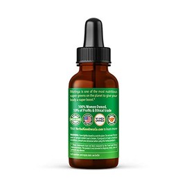 Herbal Papaya Moringa Leaf Extract - Moringa Extract Liquid Drop Supplement for Immune, Energy, Skin & Hair Support - Moringa Powder Organic Extract for Digestive Health 1oz - Herbal Goodness