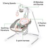 Ingenuity InLighten 5-Speed Baby Swing - Swivel Infant Seat, 5