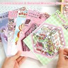 40 Sets 3D Room Scene Sticker Books, DIY House Sticker