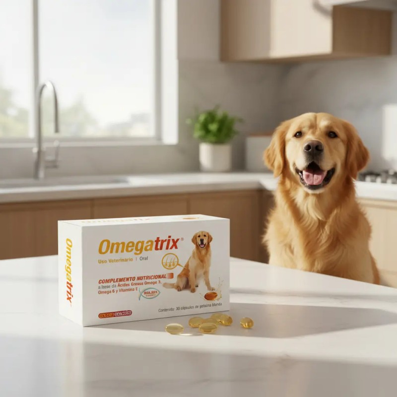 Omegatrix Suplemento Nutricional Perro Caps Omegas 3y6