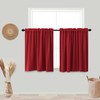 KOUFALL Curtains for Kitchen Window,Set of 2 Panels Rod Pocket