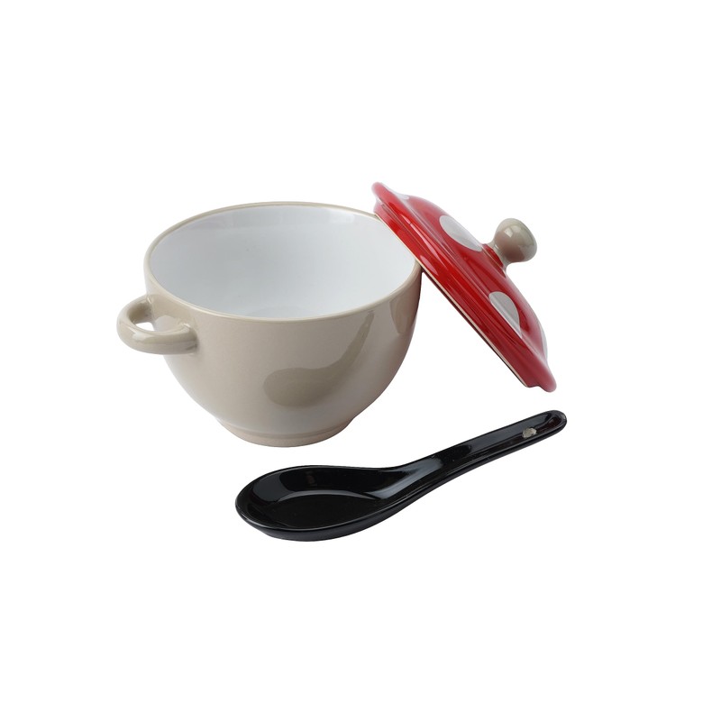 CGB Giftware | Snuggle Season Toadstool Soup Bowl with Spoon