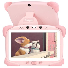 Kids Tablet 7 Toddler Tablet for Kids, Children Learning Tablet for Toddlers, Kids Android Tablet with WiFi Touch Screen, Parental Control, Kids Learning Apps,Tablet for Toddlers Ages 3 to 14 (Pink)