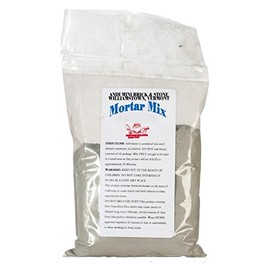 Andi Mini Brick & Stone Dollhouse Miniature Grey Mortar, 8oz Powder