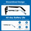 GetD Smart Sunglasses, Round Polarized Lens Bluetooth Glasses for Women/Men