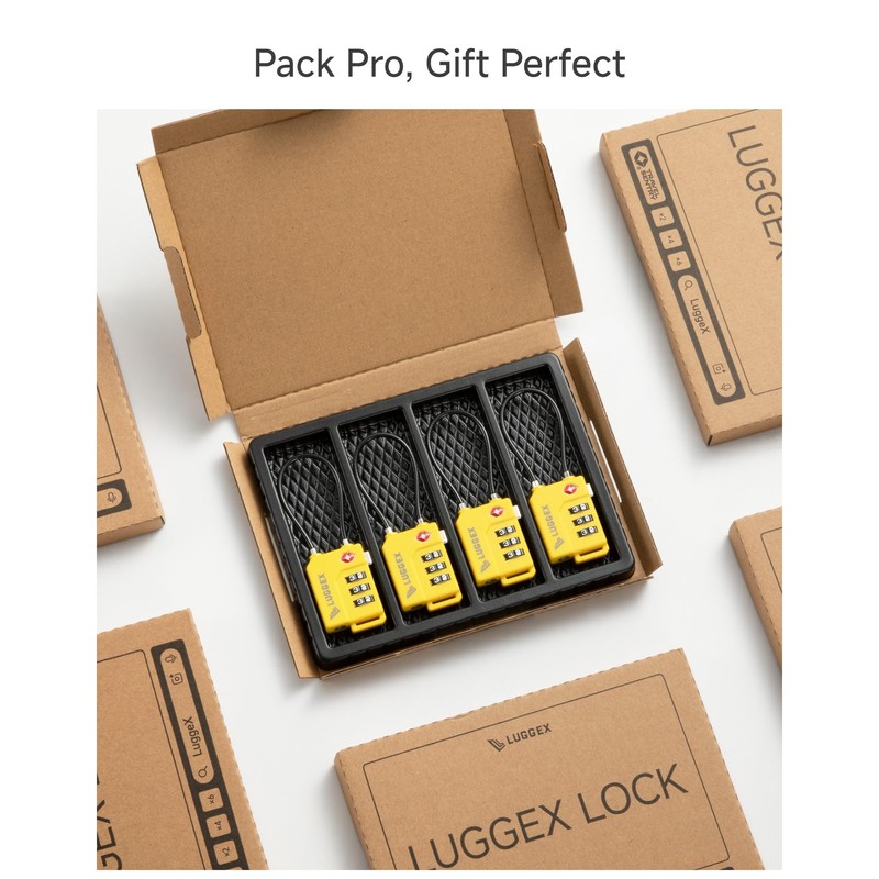 LUGGEX TSA Locks for Luggage, Suitcase Locks TSA Approved, Luggage
