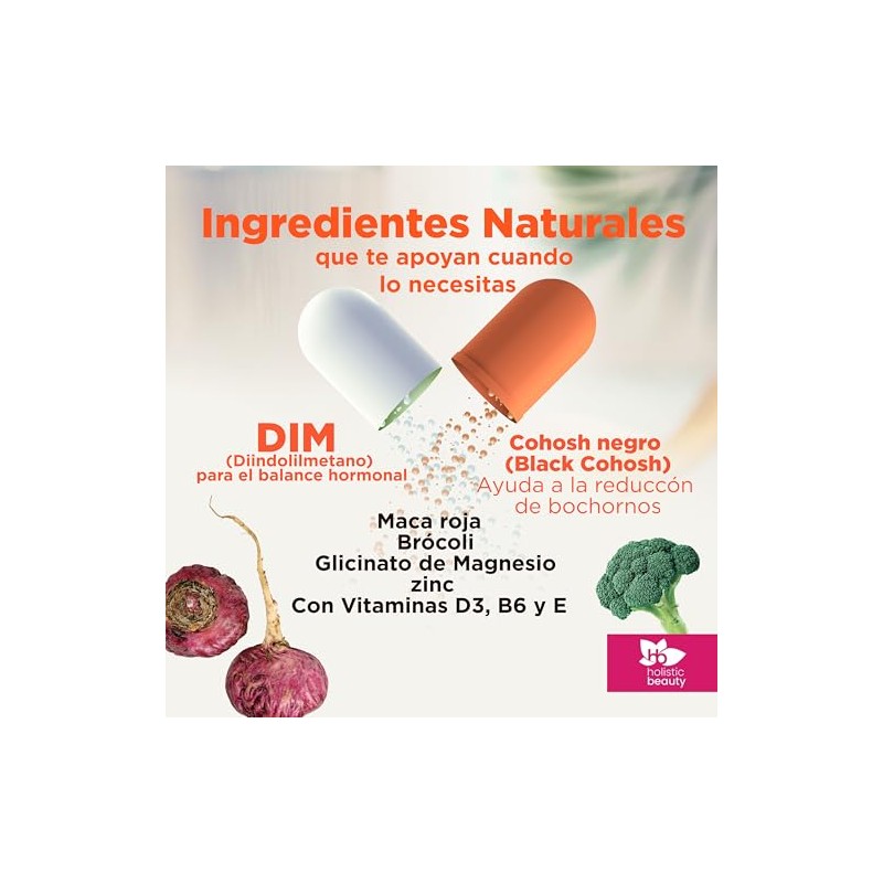 Meno Support Dim Cohosh Negro Brocoli Apoyo Natural Durante Menopausia