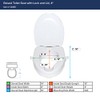 Drive Medical Raised Toilet Seat with Lock and Lid, Standard
